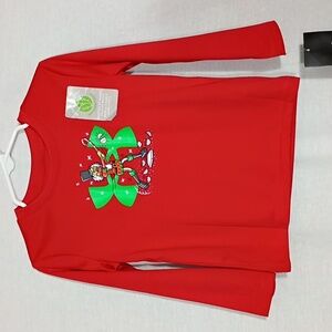 NEW Under Armour Toddler Boys Red Nutcracker At Bat Mint Scent Long Sleeve Sz 2T